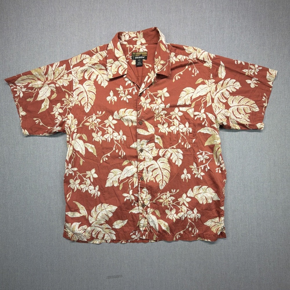 Vintage Patagonia Pataloha Limited Men's Size L Hawaiian Shirt Aloha Floral